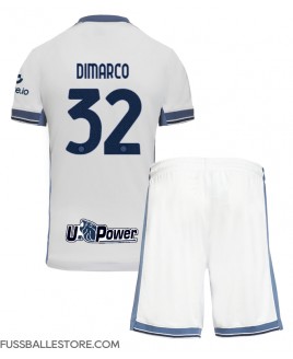 Günstige Inter Milan Federico Dimarco #32 Auswärts Trikotsatzt Kinder 2024-25 Kurzarm (+ Kurze Hosen)